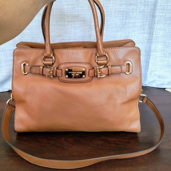 Michael Kors Hamilton Leather Bag - Picture 1 of 11